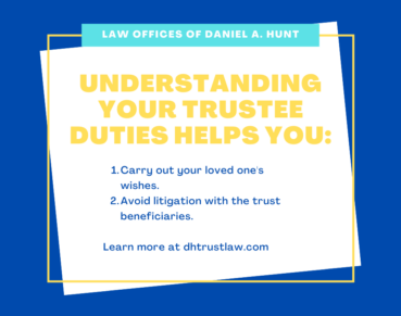 Understanding Your Trustee Duties