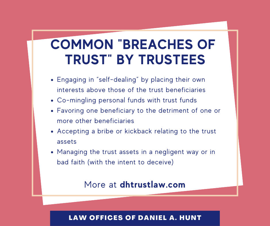 What Is A Breach Of Trust Law Offices Of Daniel Hunt