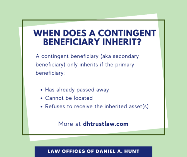 What Is A Contingent Beneficiary Law Offices Of Daniel Hunt