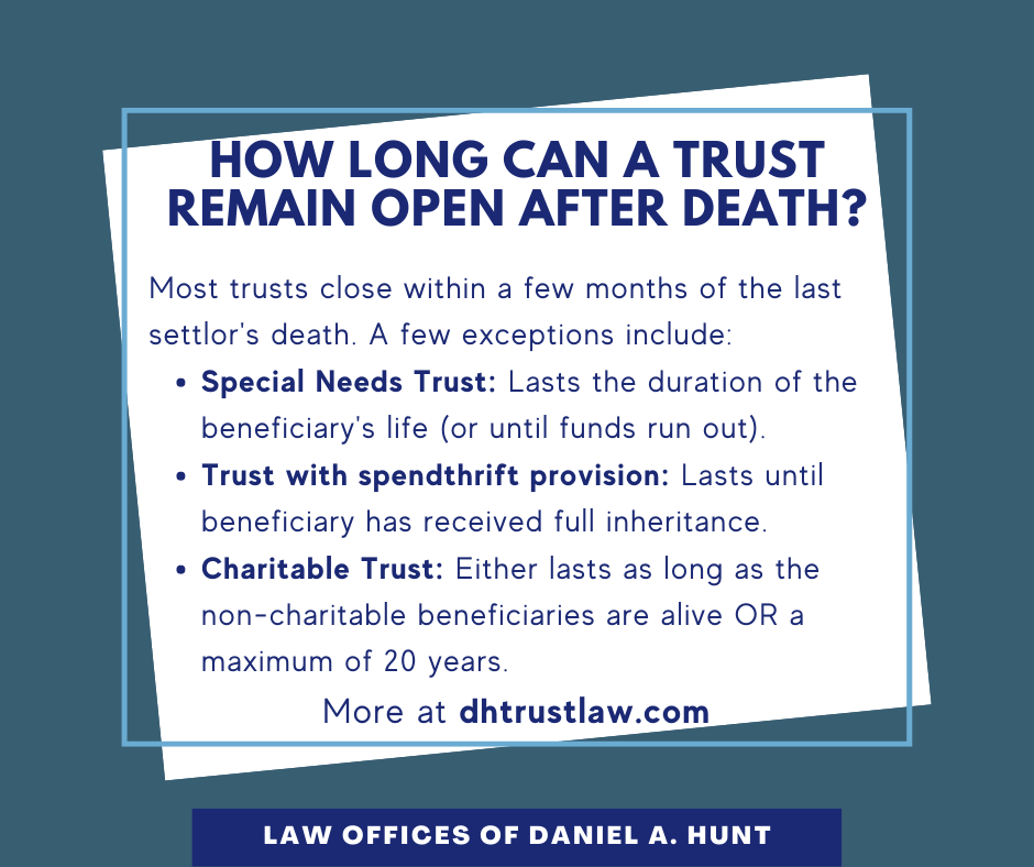 how-long-can-a-trust-remain-open-after-death