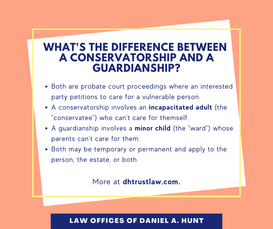 What's The Difference Between A Conservatorship And A Guardianship?