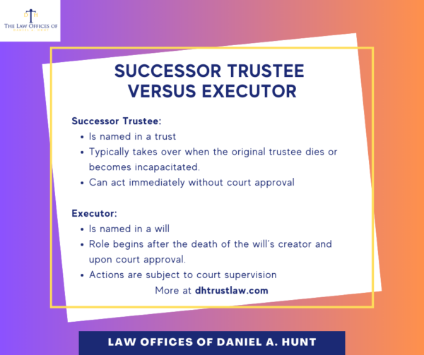 Successor Trustee vs Executor