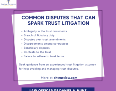 Common Disputes That Can Spark Trust Litigation