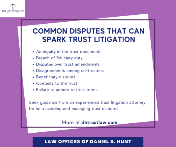 Common Disputes That Can Spark Trust Litigation