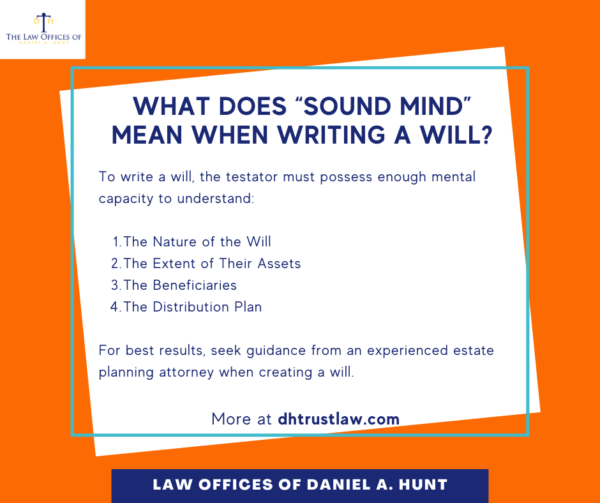 What Does “Sound Mind” Mean When Writing a Will