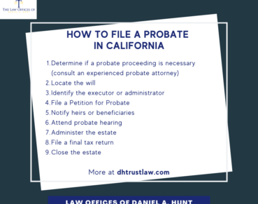 How to File a Probate in California