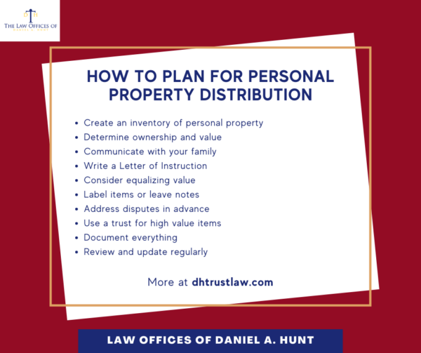 How to Plan for Personal Property Distribution