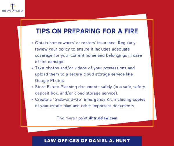 Tips on Preparing for a Fire (1)