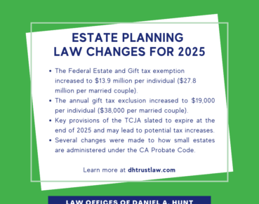 2025 Estate Planning Law Changes