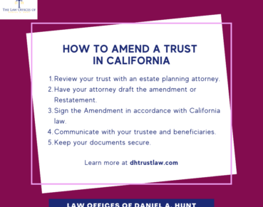 How to Amend a Trust in CA