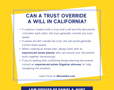 Can a Trust Override a Will in California?